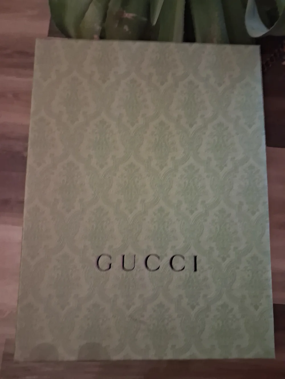 Gucci Green Patterned Gift Box